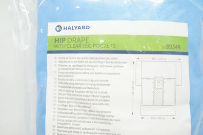 Halyard 89349 Hip Drape with Clear Pockets